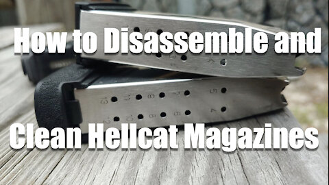 How to Disassemble and clean Springfield Hellcat Magazines