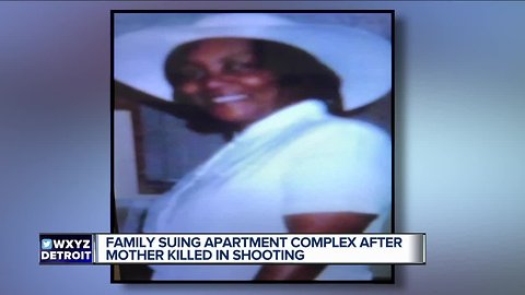 Family suing apartment complex after mother killed in shooting