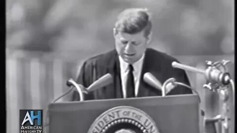 JFK "Peace Speech" American University - June 10 1963