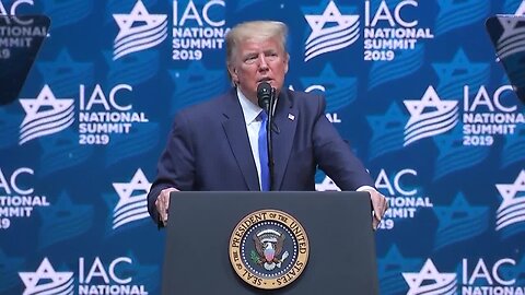 Trump says he's Israel's best pal in White House
