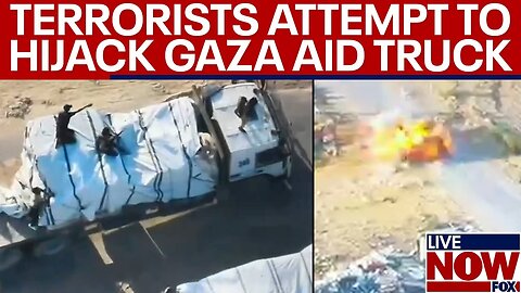 WATCH: Terrorist killed while attempting to hijack aid truck in Gaza, IDF says | LiveNOW from FOX