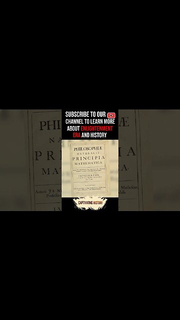 The Enlightenment Era Ideas: Three Laws of Motion #shorts