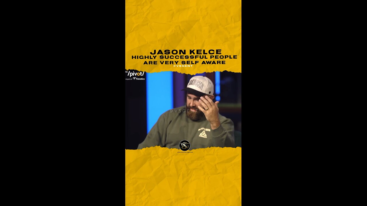 @jason.kelce Highly successful people are very self aware