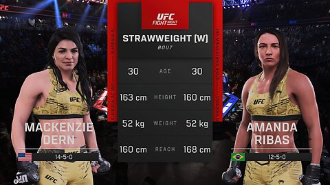 Mackenzie Dern Vs Amanda Ribas UFC Fight Night Women's Strawweight Prediction