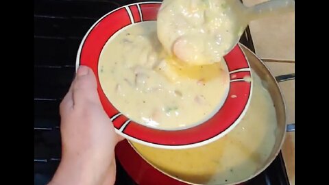 The Cure 4 Cabin Fever- Nutrient Dense Cheesy Ham & Potato Soup 🥔🧀🍲🥕