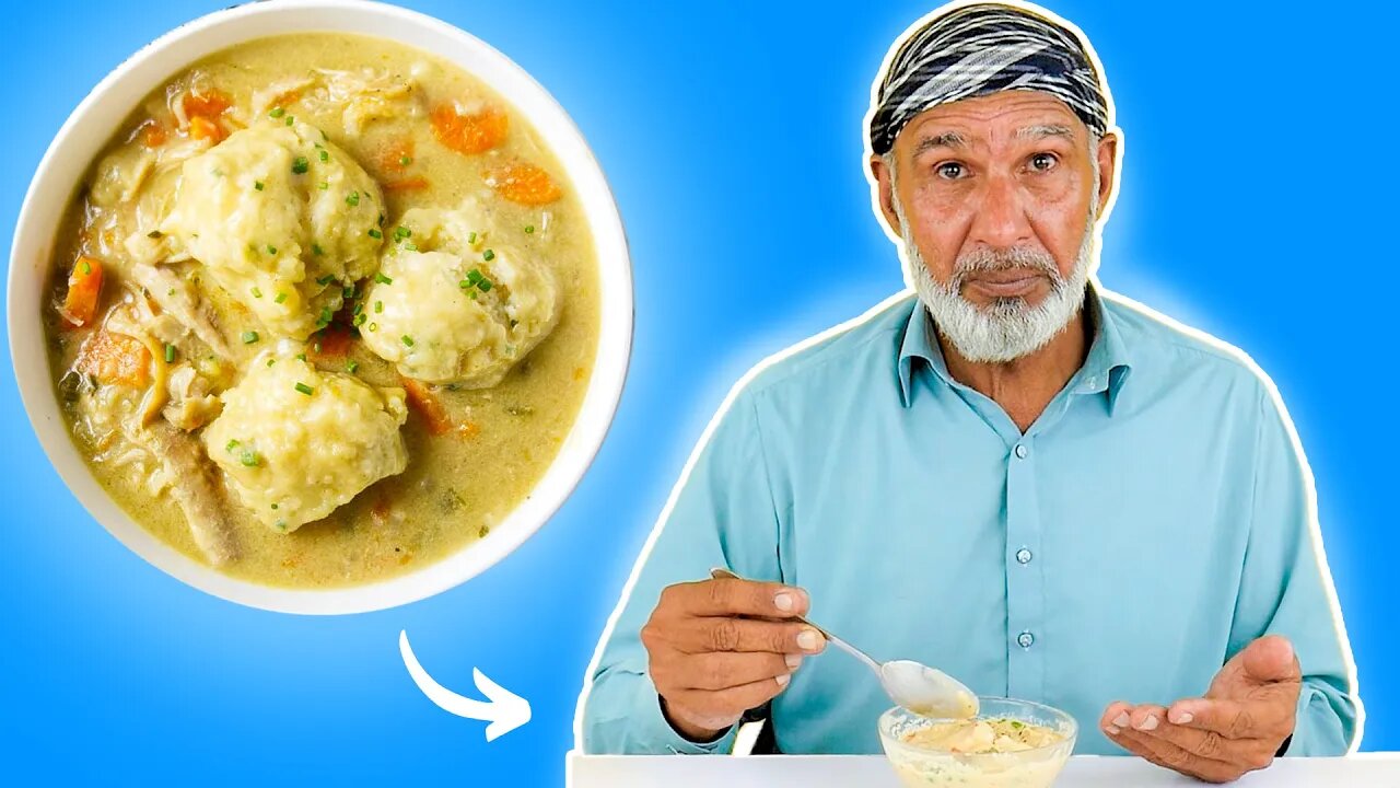 Tribal People Try Chicken and Dumplings - Their Faces Say It All!