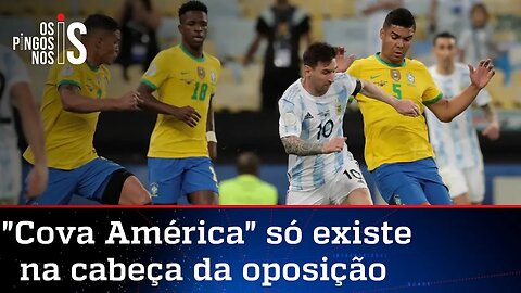 Números desmentem narrativa sobre Copa América aumentar casos de covid no Brasil