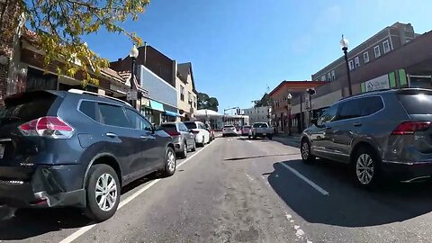 Boston 4K Bike Lane Tour MA Roslindale Square - Rozzie South St Washington Corinth How To Ride Find