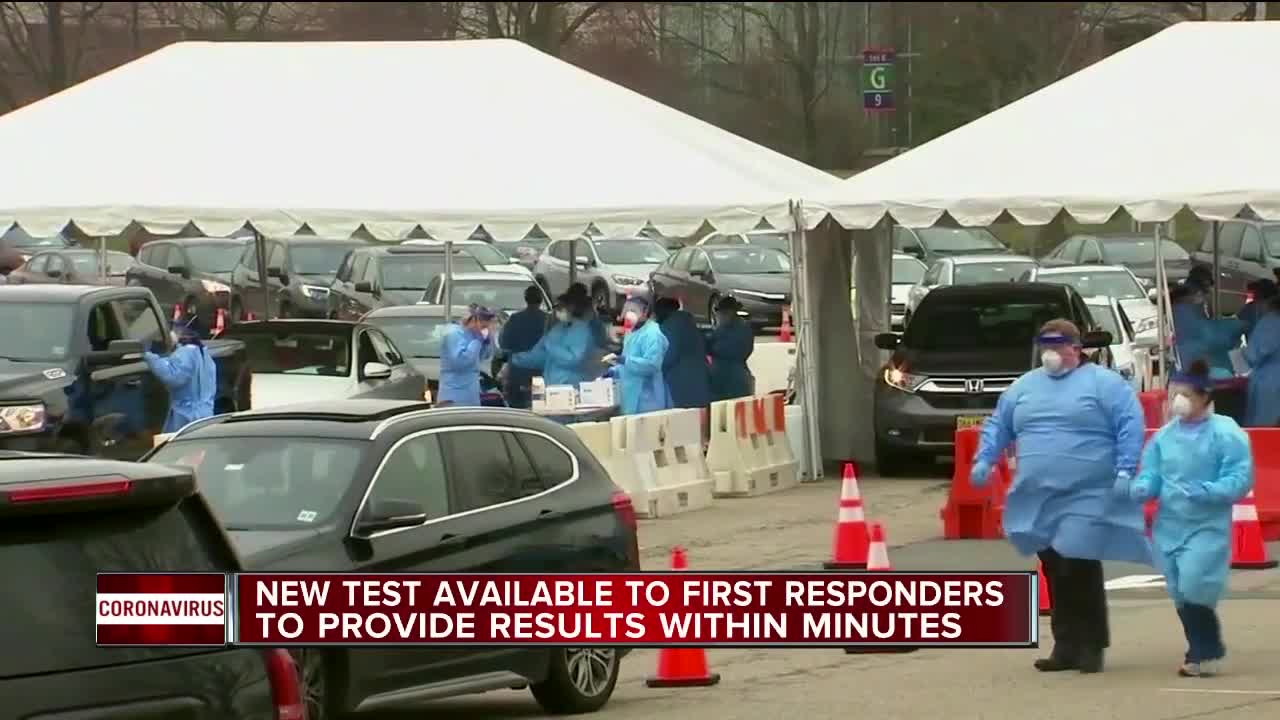 New test available to first responders to provide results within minutes