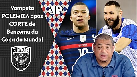 "É SÉRIO! EU ACHO que a França nessa Copa vai..." Vampeta POLEMIZA após CORTE de Benzema!