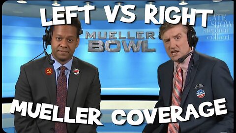 Left VS Right Coverage of Mueller's Testimony
