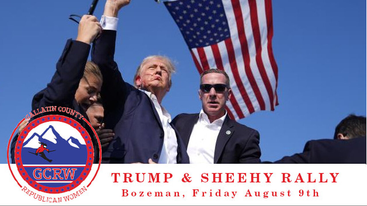 Trump & Sheehy Rally - Bozeman Montana - 8-9-24