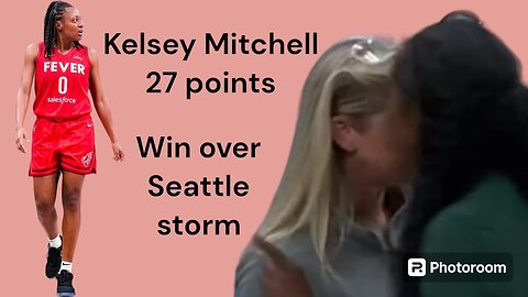 Mitchell scored 27 points to beat the Seattle storm. Coaches get into heated argument