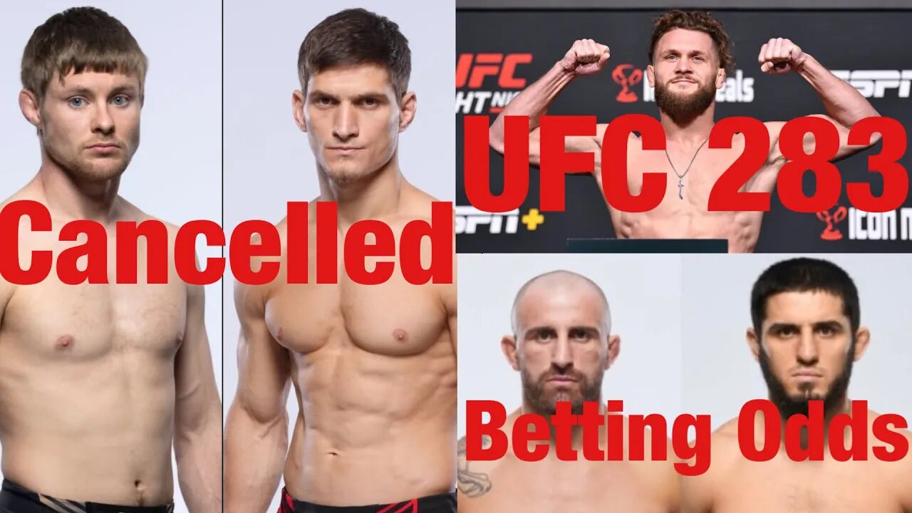 Dana White CANCELLED HUGE Fight, Fiziev Vs Oliveira UFC 283, Makhachev Vs Volkanovski Betting Odds!