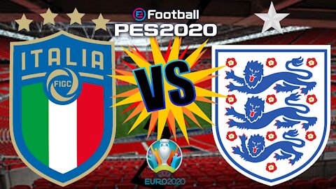 ITÁLIA X INGLATERRA - UEFA EURO 2020 (FINAL) | eFootball 2020