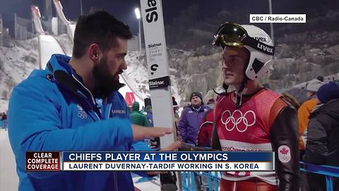 The triple life of this Chiefs player got him a front-row seat at the Olympics