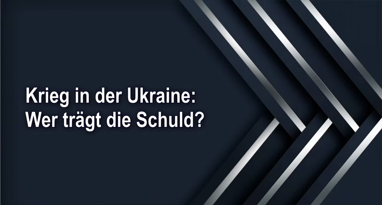 Krieg in der Ukraine: Wer trägt die Schuld?