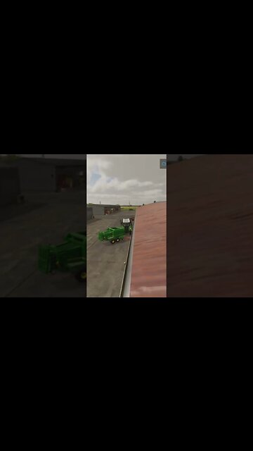 Windrow And Bale Farming Simulator 22 #shorts #fs22 #farming