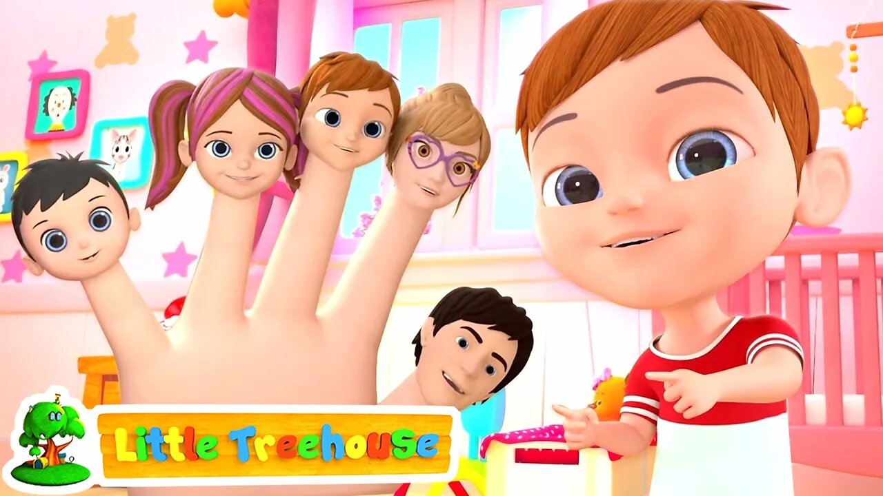 Finger Family Song | Nursery Rhymes & Music for Kids | Kindergarten Cartoons by Little Treehouse