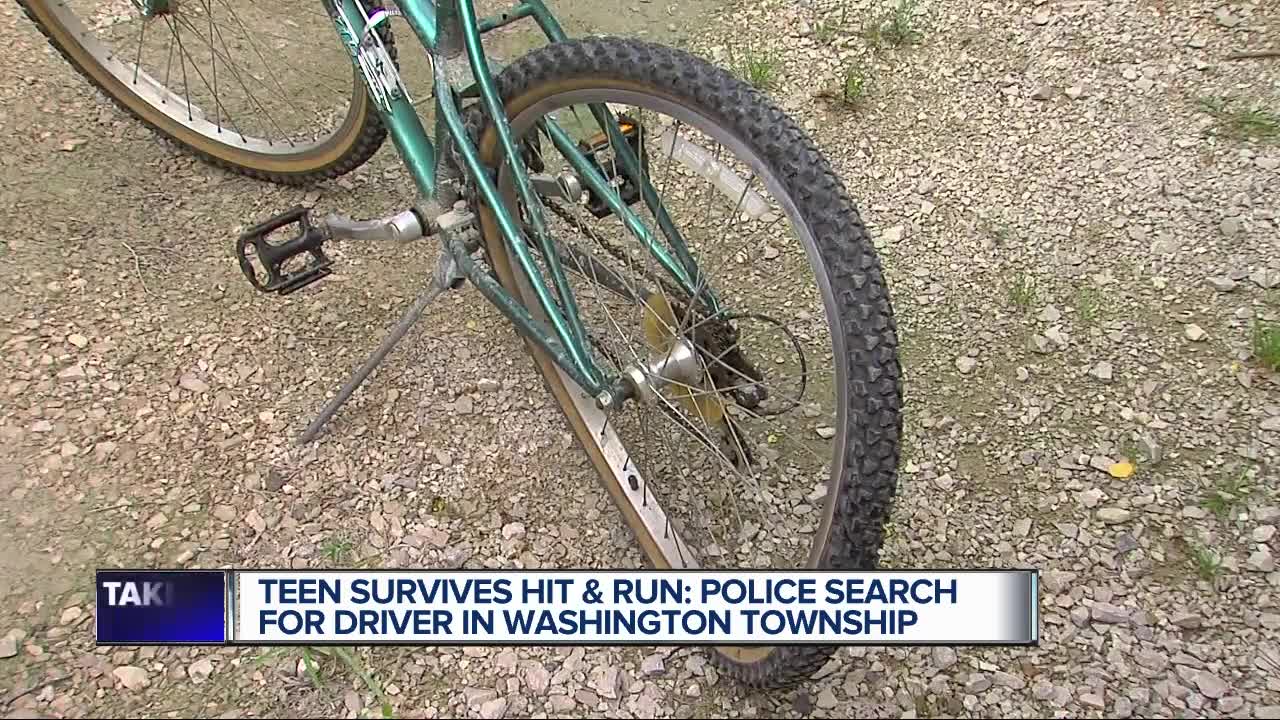 'I’m so grateful she wasn’t hurt worse,' says mother of teen injured in hit-in-run while riding bike