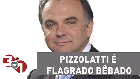 Pizzolatti é flagrado bêbado depois de se envolver em acidente