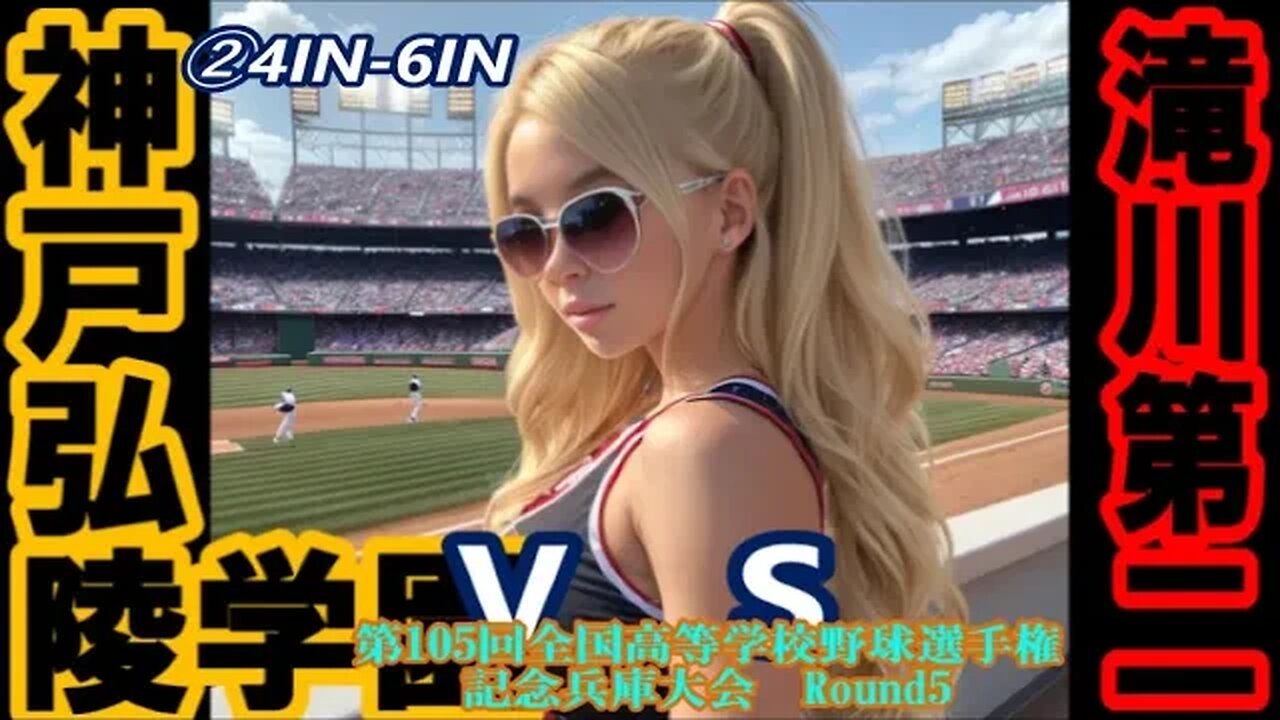 【第105回全国高等学校野球選手権記念兵庫大会】R5 滝川第二vs神戸弘陵学園InPlay全収録②4IN-6IN