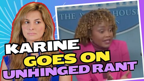 Karine goes on unhinged rant about Trump being "a dictator"
