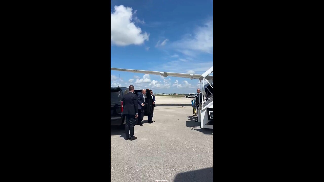 President Donald J. Trump on his way to Pennsylvania.