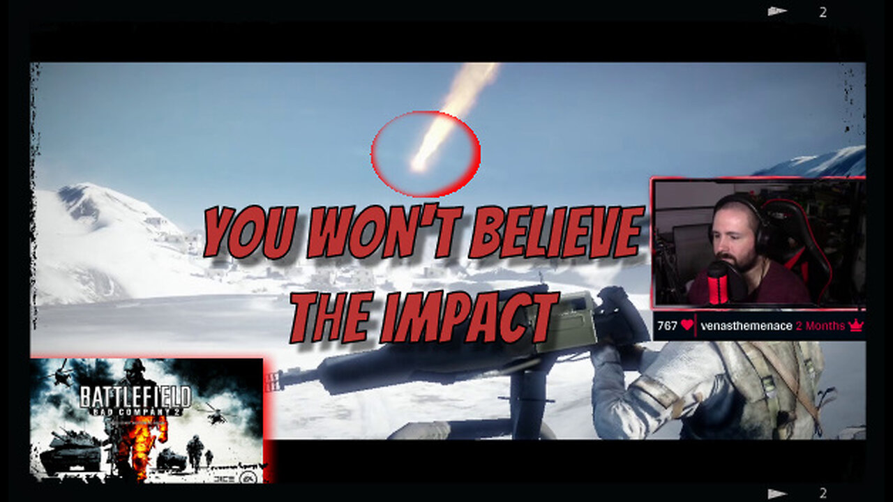 Bad company 2 gameplay - You ever see a satellite crash...neither have I