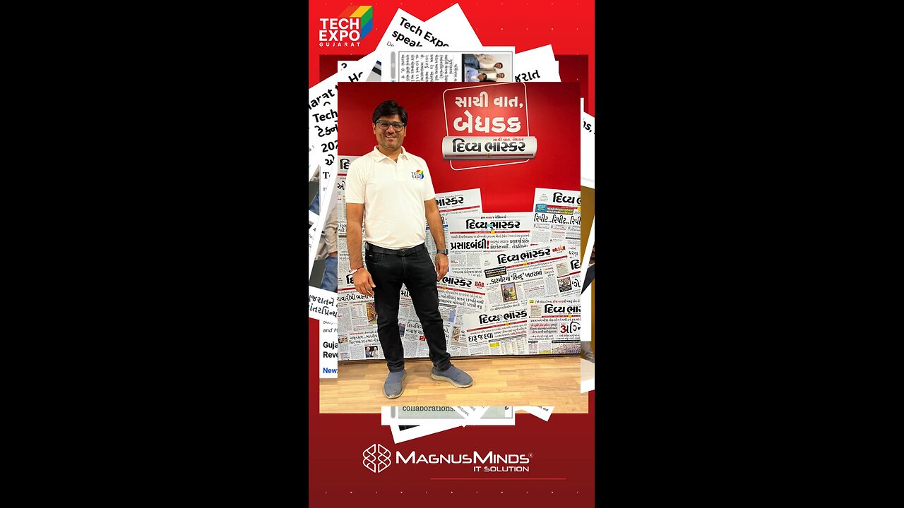 Spotlighted on Leading News Channels: Tech Expo Gujarat 2024 with Tejas Shah of MagnusMinds