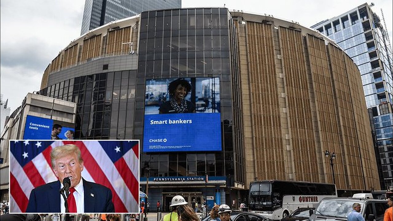 President Trump @ Madison Square Garden w/ David Snedeker