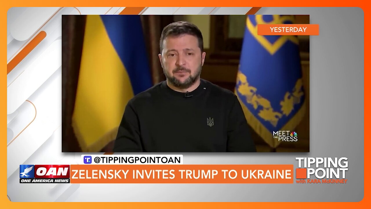Zelensky Desperately Plays "Trump Card" By Inviting 45 to Ukraine | TIPPING POINT 🟧