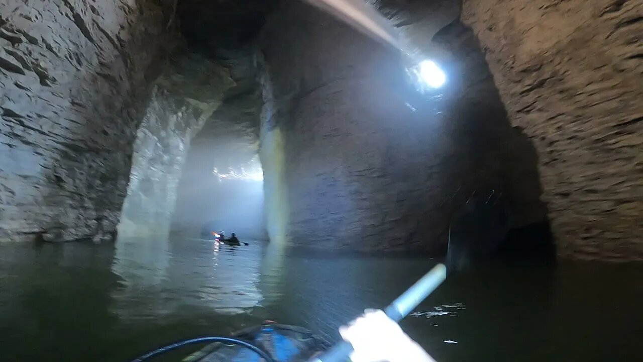 Insane Underground Lake kayaking..