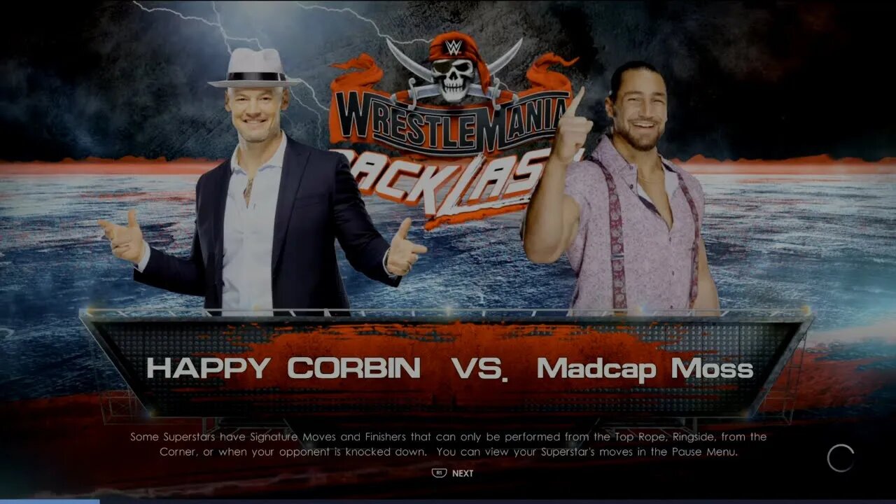 WrestleMania Backlash 2022 Happy Corbin vs Madcap Moss