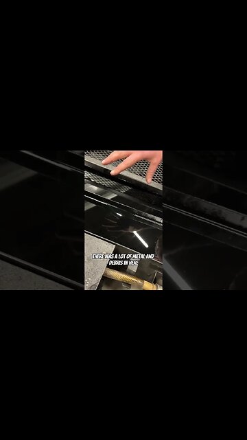 A chunk of gear came out from oil drain hole from the oil pan😱 #shorts #oilchange