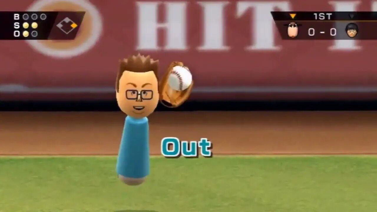 13 ~~~ playing wii sports baseball until the biif remotes hit home runs