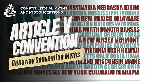 The Runaway Convention Fallacy (Article V Myths)