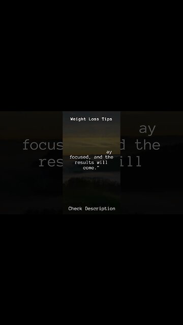 Weight loss methods that actually works || 5 weight loss quote #Shorts