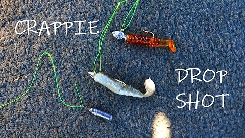 Tie Two Jigs on ONE Line with Dropshot (Dropshot Crappie) EP.22 of 30 Day Challenge