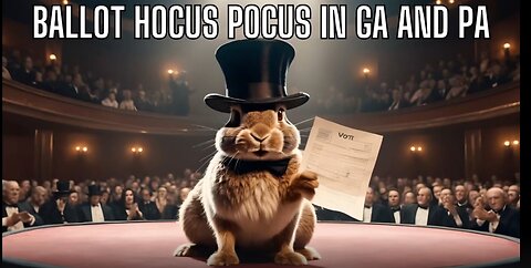 Ballot Hocus Pocus in Georgia and Pennsylvania - WHO GOT IT FIXED?