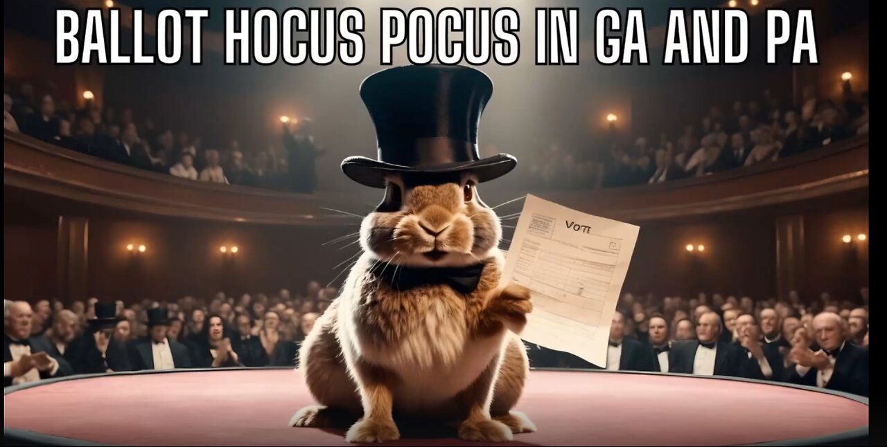 Ballot Hocus Pocus in Georgia and Pennsylvania - WHO GOT IT FIXED?