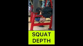 140kg | SQUAT DEPTH | EARN RESPECT #shorts