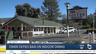 Pine Valley restaurant receives community support after refusing to close inside