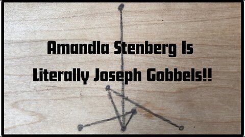 Amandla Stenburg Is Literally Joseph Gobbels!!