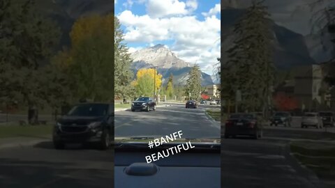 BANFF is one of the most scenic cities to drive in!