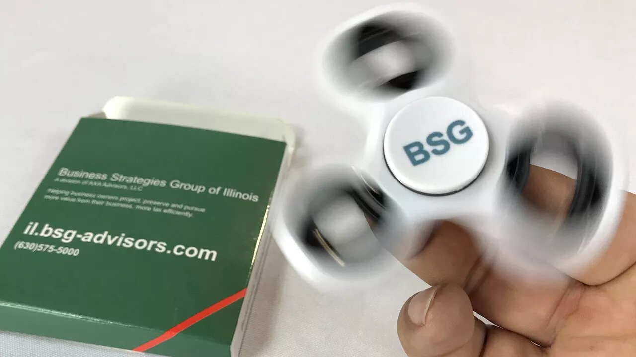 White fidget spinner giveway