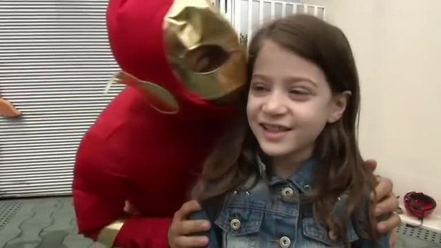 Batman and The Flash wow Brazil's sick children