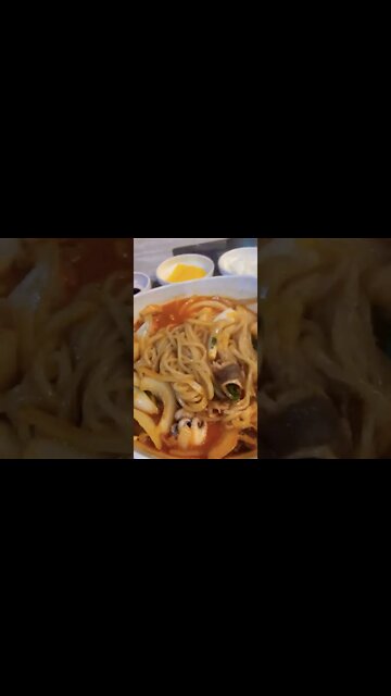 #food #cooking #shorts Beef brisket jjam-ppong noodle in Chinese restaurant Korea