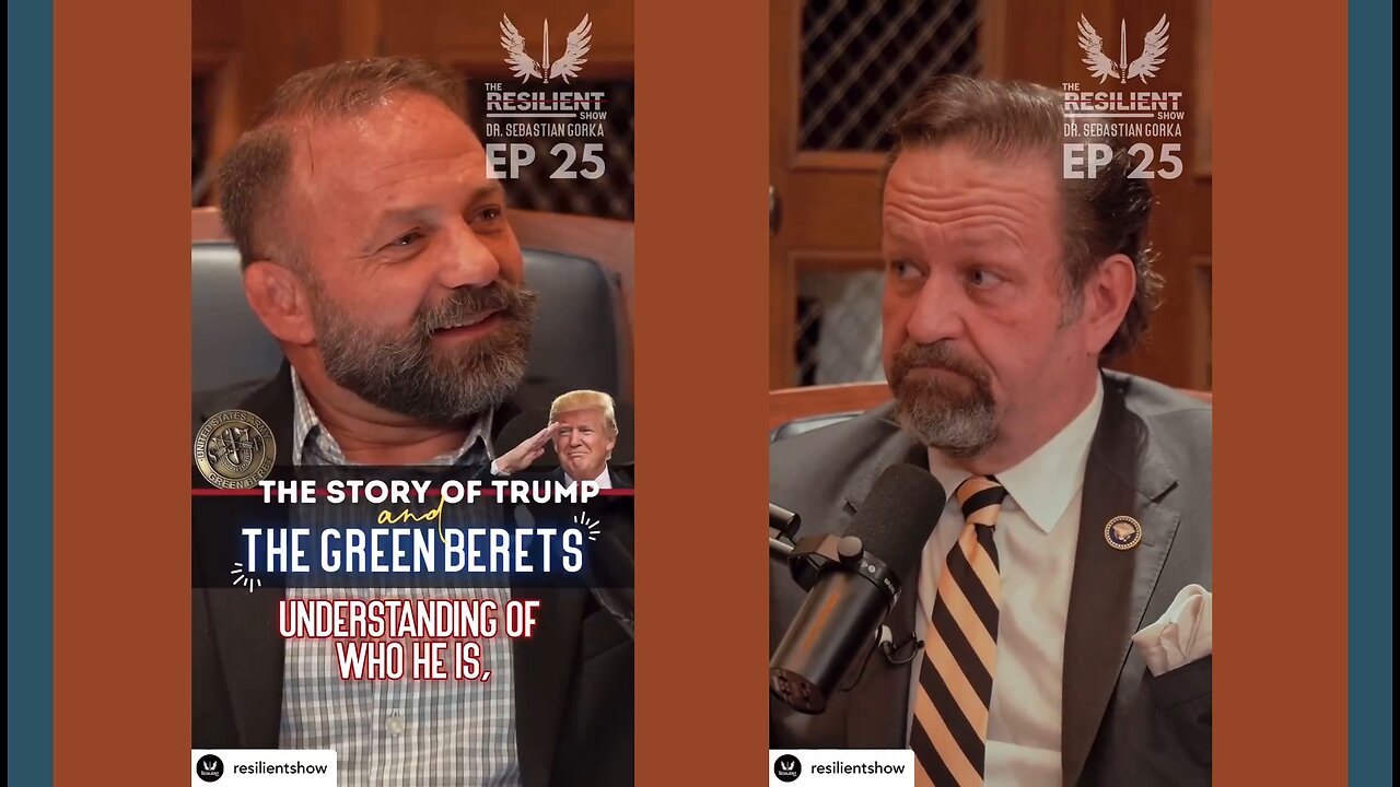 Seb Gorka tells the story about Trump and the Green Beret grads 🦅