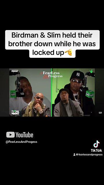 Birdman & Slim held their brother down while he was in Prison🫡